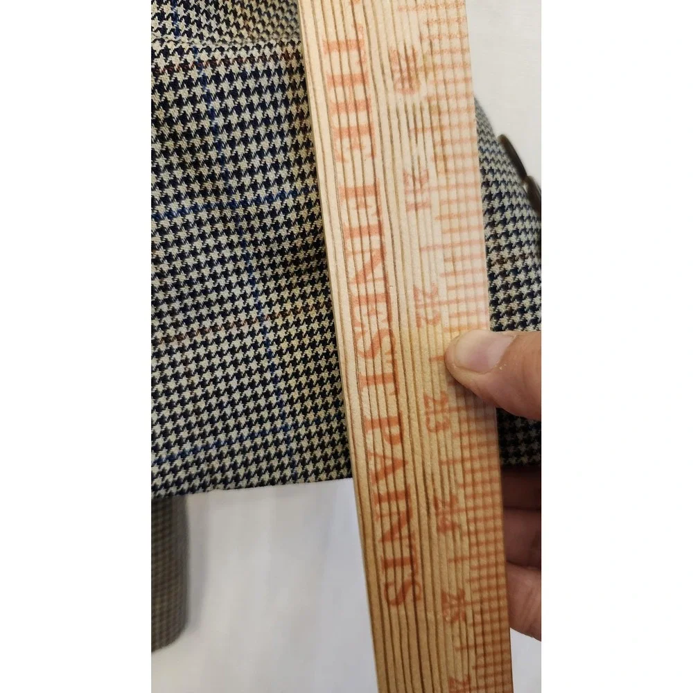 Ralph Lauren Blazer Mens 44R Brown Houndstooth Wool‎ Sport Coat Jacket Check